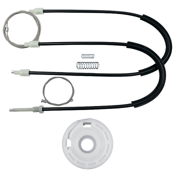 Ремкомплект стеклоподъёмника (трос+ролик) Ford Focus 2 поколение 2004-2011 (перед. прав.) 777149