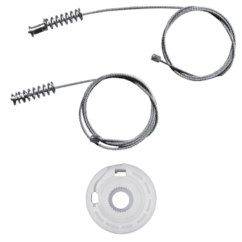 Ремкомплект стеклоподъемника (трос+ролик) Jaguar X-Type (зад. прав.) 777143