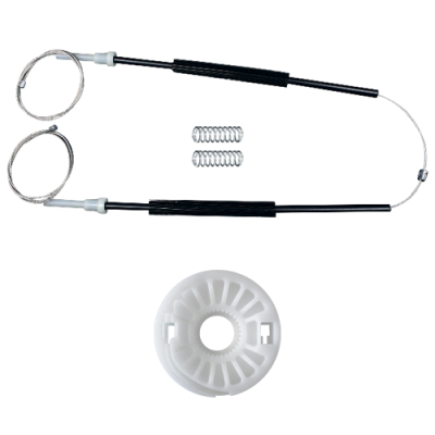 Ремкомплект стеклоподъемника (трос+ролик) Audi A6 C6 (зад. лев./прав.) 777056