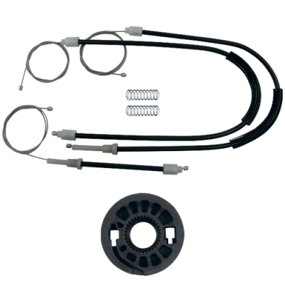 Ремкомплект стеклоподъёмника (трос+ролик) Seat Ibiza 3 покол. 2001-2008 (перед. лев./прав.) 777079