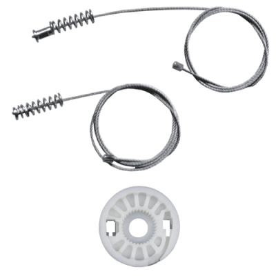 Ремкомплект стеклоподъемника (трос+ролик) Mercedes Benz E-Klasse W210 (зад. прав.) 777361