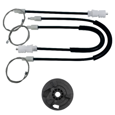 Ремкомплект стеклоподъемника (трос+ролик) Nissan Primera P12 (перед. лев.) 777217