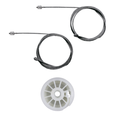 Ремкомплект стеклоподъемника (трос+ролик) Renault Trafic/Nissan Primastar/Vivaro (перед.прав) 777330