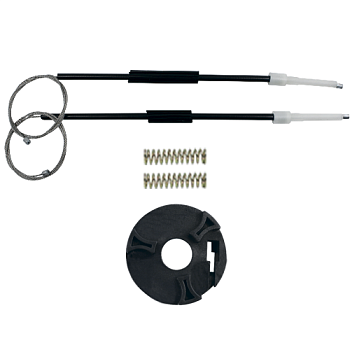 Ремкомплект стеклоподъемника (трос+ролик) Fiat Doblo 1 (перед. прав.) 777184