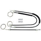 Комплект тросов стеклоподъёмника Seat Leon 2005-2012 (перед. лев./прав.) 770396