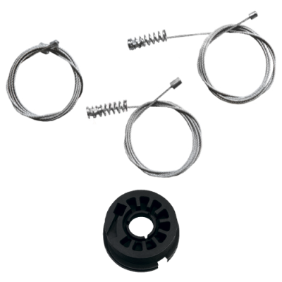 Ремкомплект стеклоподъемника (трос+ролик) Volkswagen Golf 6/Jetta 6 2008-2012 (перед. лев.) 777007