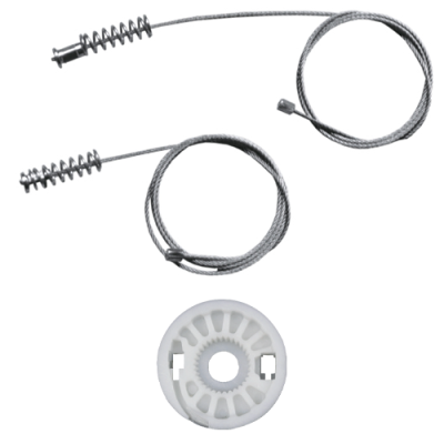 Ремкомплект стеклоподъемника (трос+ролик) Mercedes Benz E-Klasse W210 (зад. лев.) 777173