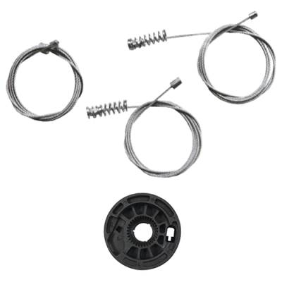 Ремкомплект ст-ка (трос+ролик) Kia Ceed JD 2 покол. 2012- ОЕМ: 82471A2000 (перед. прав.) 777402