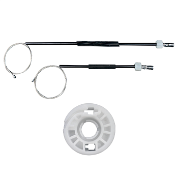 Ремкомплект стеклоподъемника (трос+ролик) Volkswagen Amarok (зад. лев.) 777356