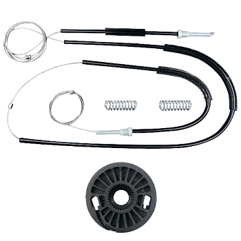 Ремкомплект стеклоподъемника (трос+ролик) Skoda Octavia A7 (перед. лев.) 777388