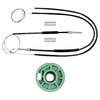 Ремкомплект стеклоподъемника (трос+ролик) Audi A6 C5 (перед. прав.) 777049