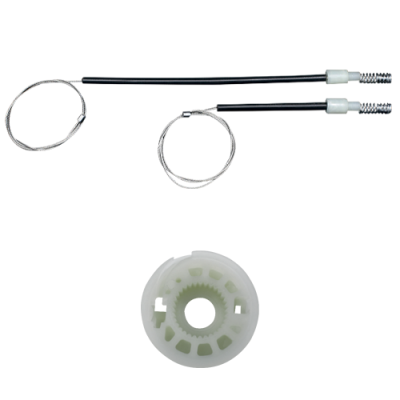 Ремкомплект стеклоподъемника (трос+ролик) Volkswagen Golf 5/Golf 5 Plus/Jetta 5 (зад. прав.) 777006