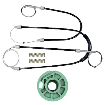 Ремкомплект стеклоподъемника (трос+ролик) Audi A4 Coupe (перед. прав.) 777257