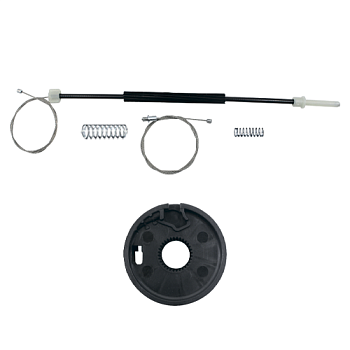 Ремкомплект стеклоподъемника (трос+ролик) Renault Megane 1 Cabrio (зад. лев.) 777275