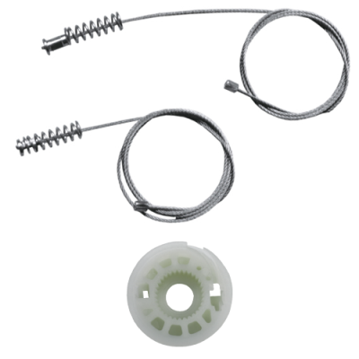 Ремкомплект стеклоподъемника (трос+ролик) Volkswagen Passat B6/B7 (зад. лев.) 777015