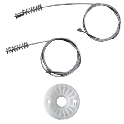 Ремкомплект стеклоподъемника (трос+ролик) Skoda Octavia A5 (зад. лев./прав.) 777073