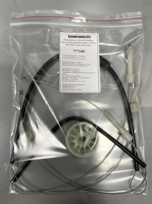 Ремкомплект ст-ка (трос+ролик) Renault Megane 2 покол. 2002-2009 Cabrio (зад. прав.) 777105