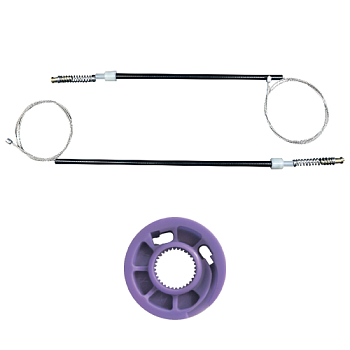 Ремкомплект стеклоподъемника (трос+ролик) Audi A3 (зад. прав.) 777058