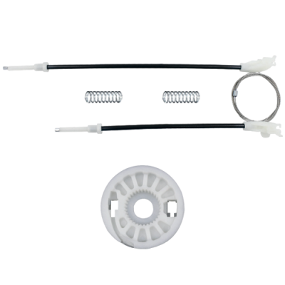 Ремкомплект стеклоподъемника (трос+ролик) Land Rover Freelander 1997-2006 (зад. лев.) 777134