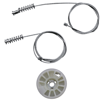 Ремкомплект стеклоподъёмника (трос+ролик) Hyundai Elantra (перед. прав.) 777398