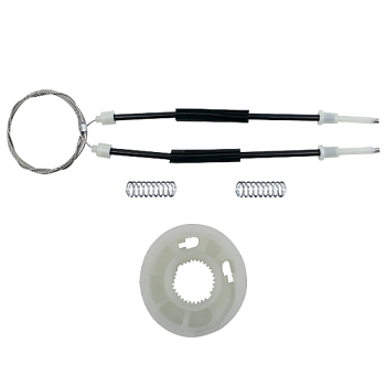 Ремкомплект стеклоподъемника (трос+ролик) BMW X3 E83 (зад. прав.) 777130