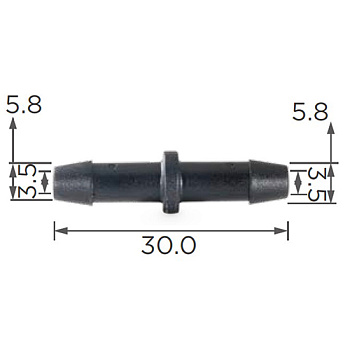Переходник для трубок (Ø 5,8х5,8 мм.) 774757