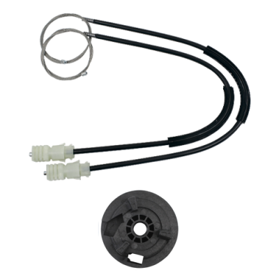 Ремкомплект стеклоподъемника (трос+ролик) Renault Megane Scenic/Scenic 1/ (перед. лев.) 777106