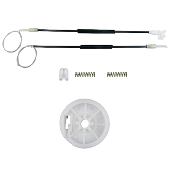 Ремкомплект стеклоподъемника (трос+ролик) Renault Megane 1 (перед. лев.) 777118