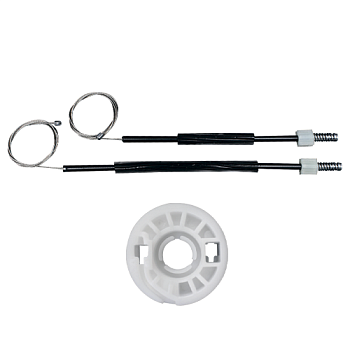 Ремкомплект стеклоподъемника (трос+ролик) Volkswagen Golf 7 (зад. лев.) 777354