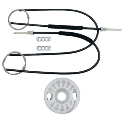 Ремкомплект стеклоподъемника (трос+ролик) BMW 3-series E46 (перед. прав.) 777046