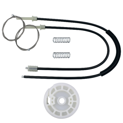 Ремкомплект стеклоподъемника (трос+ролик) Peugeot 106 (перед. прав.) 777212