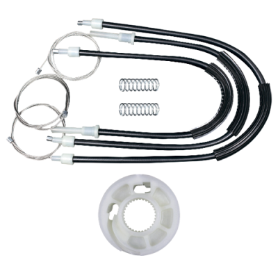 Ремкомплект стеклоподъемника (трос+ролик) Volkswagen Polo 5 (перед. лев.) 777024