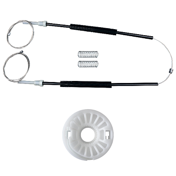 Ремкомплект стеклоподъемника (трос+ролик) Audi A6 C6 (зад. лев./прав.) 777056