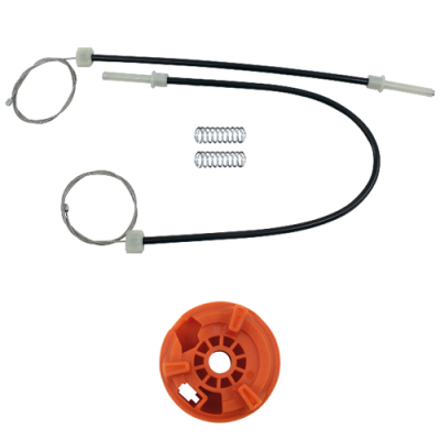 Ремкомплект стеклоподъемника (трос+ролик) Renault Megane 2 Cabrio (зад. прав.) 777105