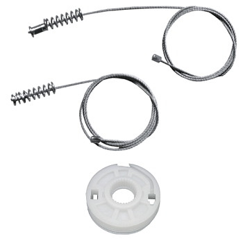 Ремкомплект стеклоподъемника (трос+ролик) Volkswagen Passat B5/Skoda Superb (зад. лев.) 777012