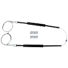 Комплект тросов стеклоподъёмника Audi A6 C6 (зад. лев./прав.) 770314