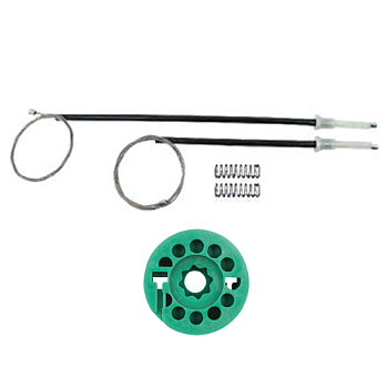 Ремкомплект стеклоподъёмника (трос+ролик) Honda City (перед. лев.) 777399