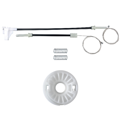 Ремкомплект стеклоподъемника (трос+ролик) Skoda Octavia A4 1996-2004 (зад. лев.) 777066