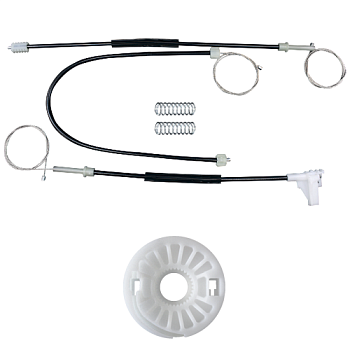 Ремкомплект стеклоподъемника (трос+ролик) Skoda Octavia A4 1996-2004 (перед. лев.) 777068