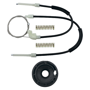 Ремкомплект стеклоподъемника (трос+ролик) Ford Escort (перед. лев.) 777158