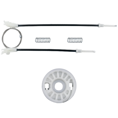 Ремкомплект стеклоподъемника (трос+ролик) Land Rover Freelander (зад. прав.) 777135