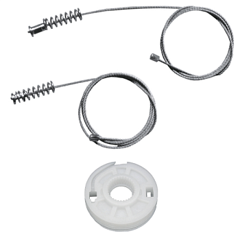 Ремкомплект стеклоподъемника (трос+ролик) Volkswagen Passat B5/Skoda Superb (зад. прав.) 777011