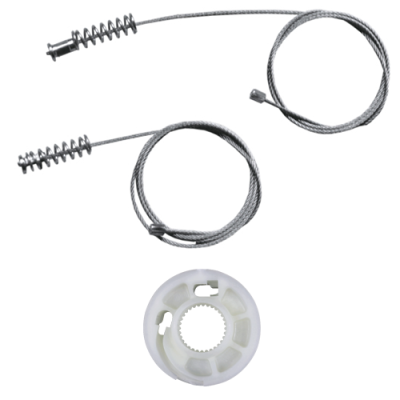 Ремкомплект стеклоподъемника (трос+ролик) Renault Clio 4 (перед. лев.) 777265