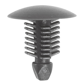 Клипса-ель универсальная серая (1301019808) Ø 9 мм. 772600