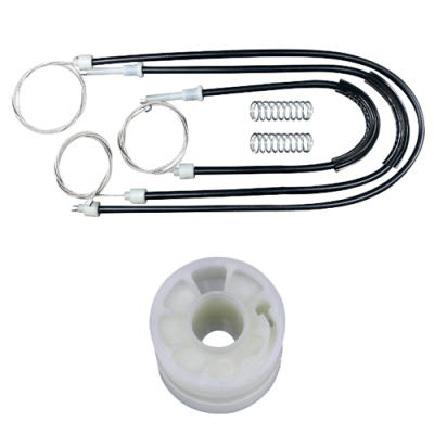 Ремкомплект стеклоподъемника (трос+ролик) Volkswagen Transporter T5/T6 (перед. лев.) 777030