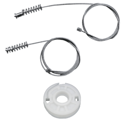 Ремкомплект стеклоподъемника (трос+ролик) Volkswagen Passat B5/Skoda Superb (зад. прав.) 777011