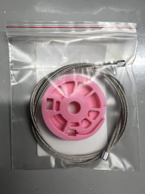 Ремкомплект стеклоподъёмника (трос+ролик) BMW 7-series E38 1994-2001 (зад. лев./прав.) 777581