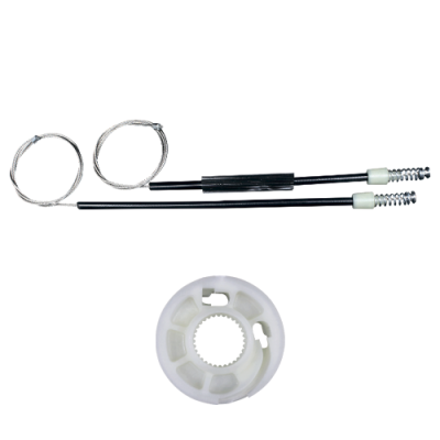 Ремкомплект стеклоподъемника (трос+ролик) Volkswagen Polo 5 (зад. прав.) 777027