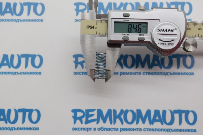 Комплект пружин для тросов стеклоподъёмника без оплёток 8.5x15 (2 шт.) 771436