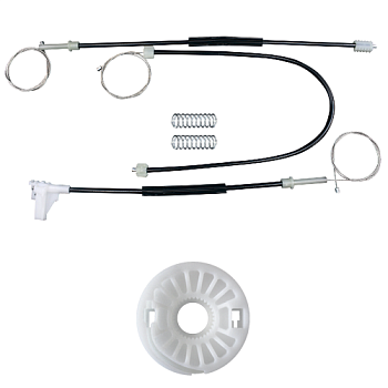 Ремкомплект стеклоподъемника (трос+ролик) Skoda Octavia A4 1996-2004 (перед. прав.) 777069